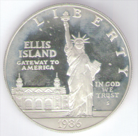 STATI UNITI DOLLAR 1986 AG SILVER - Commemoratifs