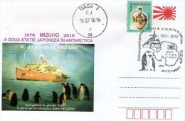 Antarctica - Mizuho - Second Japanese Station 40 Years. Fuji Icebreaker. Turda 2010. - Research Stations