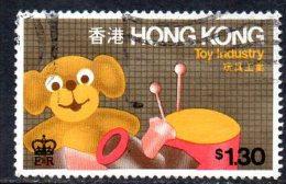 Hong Kong QEII 1978 Toy Industry $1.30 Value, Used - Ungebraucht