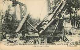 Militaria - Guerre 1914-18 - Matériel - English Front - Un Gros Obusier En Action - A Big Howitzer In Action - Guerra 1914-18