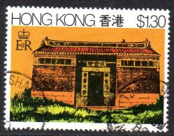 Hong Kong QEII 1980 Rural Architecture $1.30 Value, Fine Used - Oblitérés