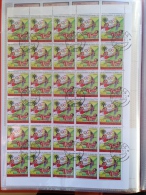 Guinée-Bissau 1979 Feuille Sheet 30 Stamps Enfant Year Of Child Olympic Games Jeux Olympiques Olympa RARE Used - Sonstige & Ohne Zuordnung