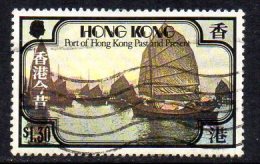 Hong Kong QEII 1981 Port $1.30 Value, Used - Used Stamps