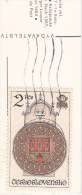 Timbre  / Stamp / Tchécoslovaquie / CESKOSLOVENSKO / Collé Sur Carte Postale / PRAGUE - Postkaarten