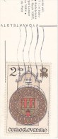 Timbre  / Stamp / Tchécoslovaquie / CESKOSLOVENSKO / Collé Sur Carte Postale / PRAGUE - Cartoline Postali