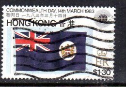 Hong Kong QEII 1983 Commonwealth Day $1.30 Value, Used - Usati