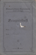 CERTIFICATE BOOKLET FROM TRADE SCHOOL, GRADES STUDENT BOOK, 1926- 1929, GERMANY - Diplome Und Schulzeugnisse