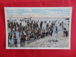 - Missouri > St Joseph  Bathing Silver Beach  Not Mailed    Ref 1143 - St Joseph