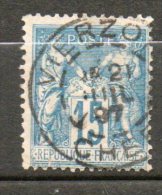 FRANCE 15c Bleu 1877-80 N°90 - 1876-1878 Sage (Type I)