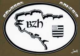 ÉCUSSONS ADHÉSIFS BLASON AUTOCOLLANT BRETAGNE BRETON BZH - Other & Unclassified