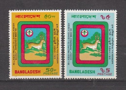 BANGLADESH, 1981, 5th Asia Pacific, 2nd Bangladesh Scout Jamboree, Set 2 V,  MNH, (**) - Bangladesh