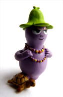 Figurine BARBAPAPA Barbabelle PLASTOY 2006 - VIOLET - - Autres & Non Classés