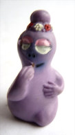 RARE Figurine BARBAPAPA Barbabelle HEIMO 1979 - VIOLET - - Autres & Non Classés