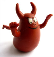 Figurine BARBAPAPA PLASTOY 2003 - ROUGE BARBIDUR - Otros & Sin Clasificación