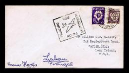 Portugal Azores Horta 1939 Covers 1st Flight Transatlantic Sp2747 - Storia Postale