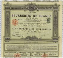 Les Beurreries De France - Agricultura