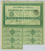 Sté Commerciale Et Industrielle Des Palmeraies Africaines - Landbouw