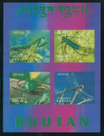 Bhutan - 1969 Insects Block (2) MNH__(FIL-6616) - Bhután