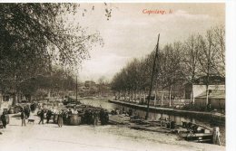 34 - Capestang-canal Du Midi Le Port Du Canal - Carte Moderne - - Capestang