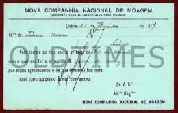 LISBOA - NOVA COMPANHIA NACIONAL DE MOAGEM - 1910 INVOICE - Portugal