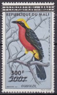 Timbre Aérien Neuf** - Timbre De 1960 Surchargé. Oiseaux. Gonolek - N° 7 (Yvert) - République Du Mali 1961 - Mali (1959-...)