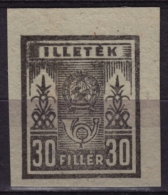 1950´s Hungary - REVENUE Cut / Stamped STATIONERY Cut - RRR - Fiscali