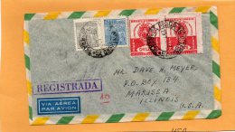 Brazil Old Cover Mailed To USA - Covers & Documents