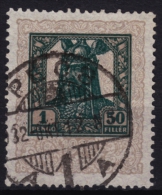 1926 Hungary - Revenue Stamp - 1.5 P - Used - Steuermarken
