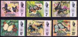 MALAISIE TRENGGANU Papillons, (YVERT N° 103/09) Neuf Avec Charniere *. Hinged - Schmetterlinge