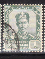 Malaya Johore 1896-99 Sultan Ibrahim 1c Used - Johore