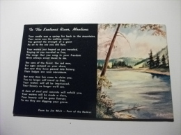 Montana To The Kootenai River Pittorica  Porter  Poem By Jim Whilt U.s.a. - Sonstige & Ohne Zuordnung