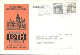 STATIONERY  MAINZ 1988 - Buste Private - Usati