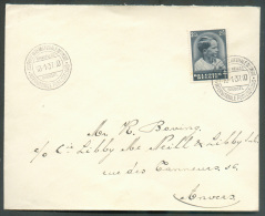 2Fr.45 Baudouin Enfant Obl. Sc BRUXELLES Exposition Internationale Du Timbre Sur Lettre Du 10-I-1937 Vers Anvers - 9639 - Cartas & Documentos