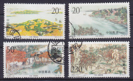 China Chine 1995 Mi. 2618-19, 2621-22 Der Taihu-See Zu Den Vier Jahreszeiten - Used Stamps