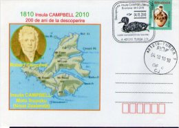 Antarctica Campbell Island - 200 Years. Turda 2010. - Events & Commemorations