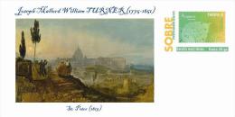 Spain 2014 - Joseph Mallord William TURNER (british Painter) - Special Prepaid Cover - Desnudos