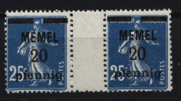 Memel,20,ZW,xx  (4870) - Memel (Klaïpeda) 1923