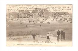 CPA :62 - Wimereux - Les Villas Et La Plage : Animation - Plage - Tentes - Villas - Peu Commune - Andere & Zonder Classificatie