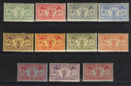 NOUVELLES HEBRIDES N° 27 à 37 * - Unused Stamps