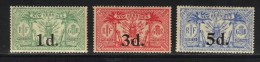 NOUVELLES HEBRIDES N° 77 à 79 * - Unused Stamps