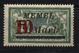 Memel,121 II,xx,gep.  (4870) - Memel (Klaïpeda) 1923