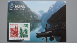 Norwegen 899/0 Yt 855/6 Maximumkarte MK/MC, SST KOGE 1986, Sportfischen - Cartes-maximum (CM)