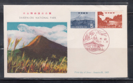 Japan 1965 2nd National Park Series, Daisen-Oki, Mt. Daisen FDC - Volcanes