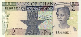 BILLET # GHANA # 1982  # 2 CEDIS   #  PICK 18 # NEUF  # - Ghana