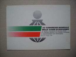 Cartolina 16° Congresso Mondiale Delle Casse Di Risparmio. ROMA 1990 - Other & Unclassified