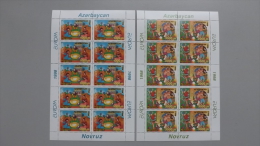 Aserbaidschan 438/9 ++/mnh, Kleinbogen/sheet, EUROPA/CEPT 1998, Nationale Feiertage - Aserbaidschan