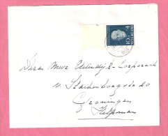 OMSLAG PWS HOOGEZAND > GRONINGEN FRANKERING 10 CT DR. PLESMAN 29.10.1954 - Covers & Documents