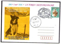 Dogs In Polar Expeditions: "Jack" - R. Byrd Expedition At South Pole 1933-1935. Turda 2010. - Autres Modes De Transport