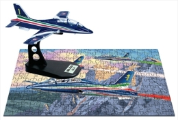 - ITALERI - Maquette Avion Et Puzzle MB-339 P.A.N - 1/100°- Réf AS 855 - - Avions