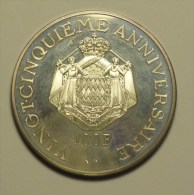 Monaco 100 Francs 1974 Argent / Silver  UNC - Patina - 1960-2001 New Francs